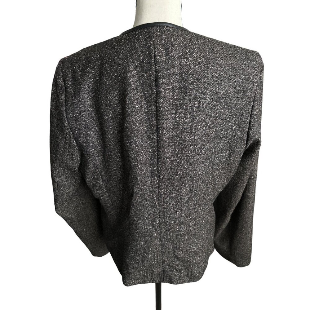 Pendleton Brownish Black Blazer With Button Detail - image 6